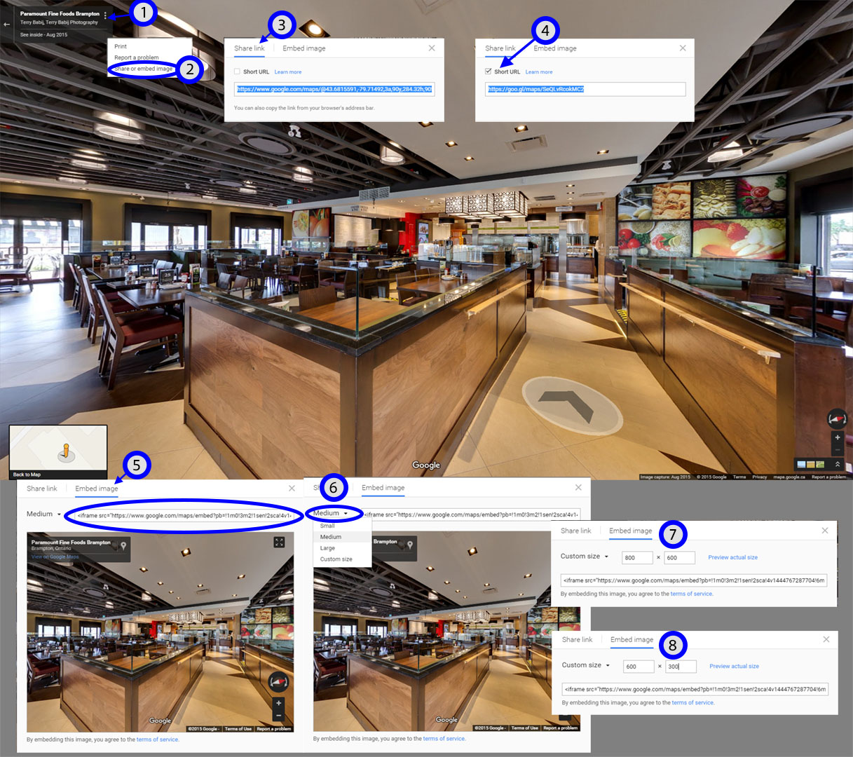Google Street View, Virtual Tour, Embed Tour, 